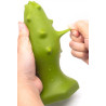 ToppedMonster Plug silicone Monster Spike XL 16 x 6.5cm Vert